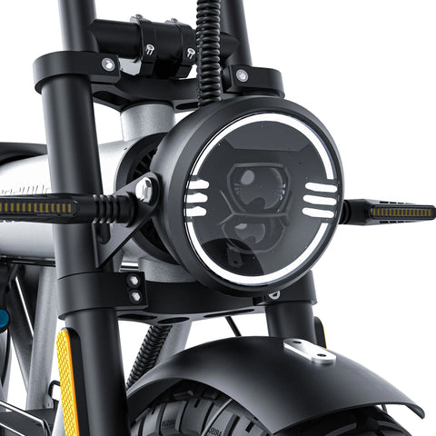 Coswheel CT20S 2000W Electric Dirt Bike – 60V 27.5Ah Fat Tire Ebike for Adults (20" Off-Road Tires, 161km Range)