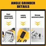 DeWalt 125mm Cordless Brushless Angle Grinder