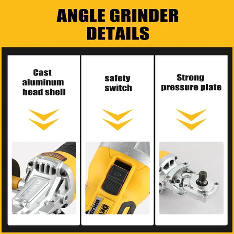 DeWalt 125mm Cordless Brushless Angle Grinder