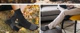 5 Pairs Men’s Merino Wool Hiking Socks – Warm, Moisture-Wicking Winter Crew Socks for Outdoor & Casual Wear (US Size 7–13)
