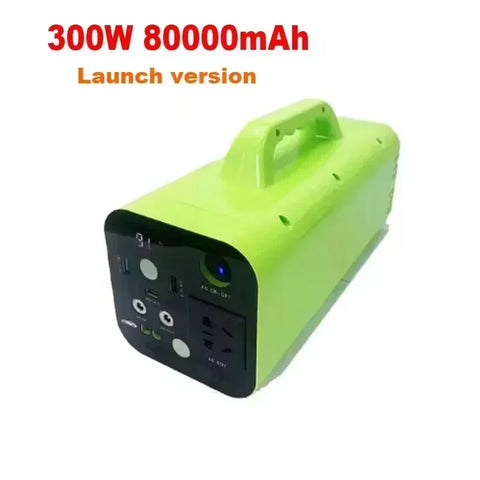 Robinella 500W Portable Power Station – 80000mAh LiFePO4 Battery Backup | AC/DC/USB Output | Outdoor Camping & Emergency Power Supply (220V)