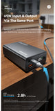 Essager 20000mAh 65W PD Power Bank – Fast Charging Portable Battery with Built-in Cables & LED Lamp