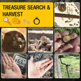 TX-850 Professional Metal Detector – Deep Underground Gold & Treasure Finder (2.5m Depth, 11” Waterproof Coil)
