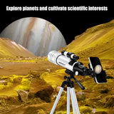 BORWOLF 70400 Professional High-Definition Astronomical Telescope – 333X Magnification