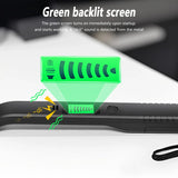 High-Sensitivity Handheld Metal Detector with LCD Display, Vibration & Audio Alerts – 360° Detection for Security, Industrial & Treasure Hunting Use