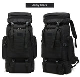 Rilibegan 70L Tactical Hiking Backpack – Camouflage, Waterproof