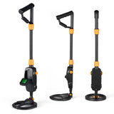 7.4" Waterproof Kids Metal Detector – Lightweight, Adjustable Gold Finder with LCD Screen (24"–35")