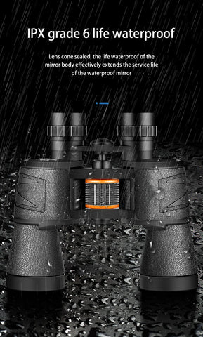 20x50 Professional Military-Grade Binoculars – Long Range, Waterproof, BAK4 Prism, Low Light Vision