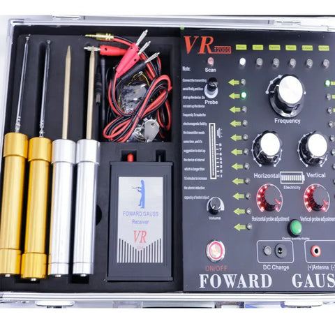 VR-12000 Long Range Underground Metal & Gem Detector – Up to 3000m Range, 250m Depth | Gold, Silver, Precious Stones