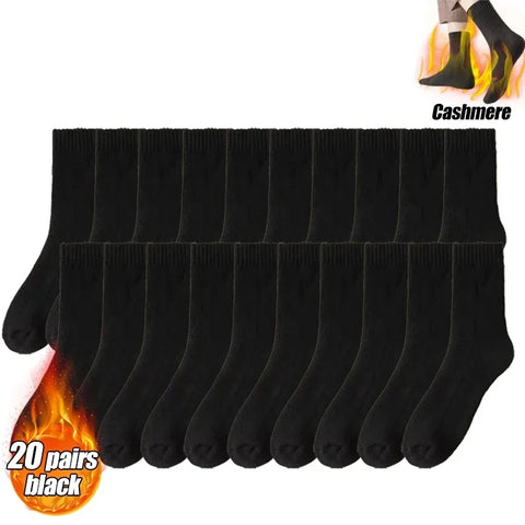 Winter Thermal Socks for Men & Women – Insulated Cold Weather Hiking Socks (Multiple Pairs Available)