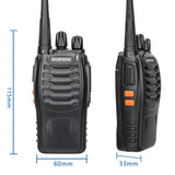 2 or 4 Pack Baofeng BF-888S V2 UHF Long-Range Walkie Talkies – 16-Channel Portable Two-Way Radios (400–470MHz, 5–10W, High-Capacity Battery)