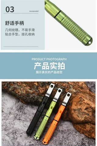 Waterproof Outdoor Survival Lighter – Portable Metal Fire Starter for Camping & Adventure