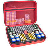 Battery Organizer Case with Tester – Large Capacity Storage Holder for Home & Garage