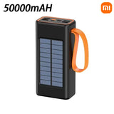 Xiaomi 200000mAh Solar Power Bank – High-Capacity External Battery with Built-in Cables & LED Light