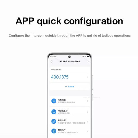 Xiaomi Walkie Talkie 2S – 4W Power, 5KM Range, IP54 Waterproof, 120-Hour Standby, Dual Mode Communication