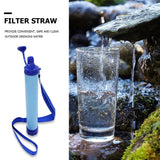 Outdoor Personal Water Filter Straw – Lightweight Emergency Water Purifier for Camping, Hiking & Survival