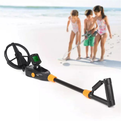 7.4" Waterproof Kids Metal Detector – Lightweight, Adjustable Gold Finder with LCD Screen (24"–35")