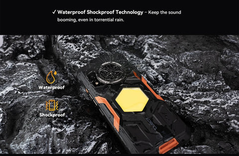 Cubot KingKong Power 5 – Rugged Smartphone with 15300mAh Battery, 6.88" 120Hz Display, Android 15, 16GB RAM + 128GB Storage, IP68/IP69K