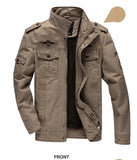Men’s Plus Size Military Cargo Jacket – Spring & Autumn | Sizes M–6XL | Lightweight, Breathable, Tactical Style