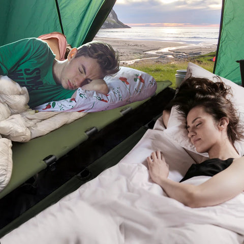 WESTTUNE Camping Cot – Portable Folding Bed for Outdoor Adventures