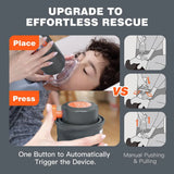 Anti-Choking Rescue Device with 3 Mask Sizes – Emergency Airway Clearing Kit for Adults & Kids