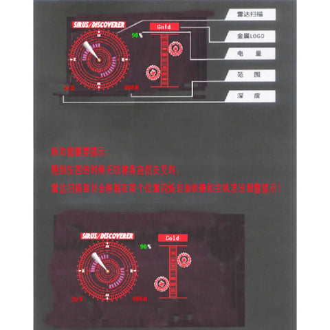 Ray Finder Long Range Gold & Diamond Detector – 1000m Range | 50m Depth | LED Display | Pro Mining Tool