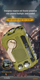 Hand Crank Emergency Weather Radio with Bluetooth – Solar/USB Rechargeable, Portable Power Bank