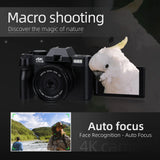 G-Anica 4K Compact Digital Camera – 48MP Vlogging Camera with Flip Screen, Wide-Angle & Macro Lens, WiFi, PC Webcam Mode