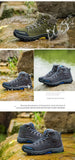 Men’s Waterproof High-Top Hiking & Climbing Shoes – Anti-Slip, Breathable Outdoor Footwear
