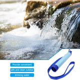 Outdoor Personal Water Filter Straw – Lightweight Emergency Water Purifier for Camping, Hiking & Survival