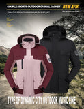 CHRLCK Women's Waterproof Hiking Jacket – Windproof, Quick-Dry Outdoor Shell with Custom Logo Option
