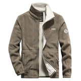 Men’s Thermal Polar Fleece Tactical Jacket – Windproof Outdoor Softshell Coat for Hiking & Survival