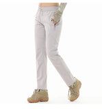 LNGXO Women's Waterproof Hiking Pants – Stretch Cargo Trousers for Trekking, Camping & Outdoor Sports
