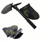 Multifunction Folding Tactical Shovel – Survival & Camping Tool Kit with Canvas Bag