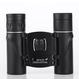 40x22 HD Long Range Binoculars – Compact Folding Telescope with BAK4 FMC Optics (2000M Range)