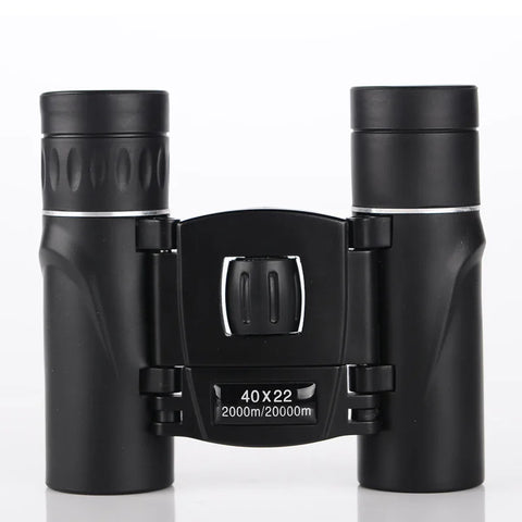 40x22 HD Long Range Binoculars – Compact Folding Telescope with BAK4 FMC Optics (2000M Range)