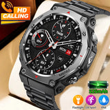 LIGE 2025 KT85 Outdoor Smartwatch – 1.43" AMOLED Display, Long Battery Life, Fitness & Health Tracker for Men