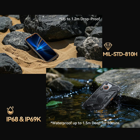Blackview Oscal MARINE 1 Rugged Smartphone – 6.56" HD+ 90Hz Display, Android 15, 5100mAh Battery, IP68 Waterproof, 12GB RAM + 128GB ROM