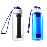 750ml Portable Water Filter Bottle – Outdoor Survival Straw Cup with 0.01 Micron Filtration | Emergency Purifier for Camping & Hiking