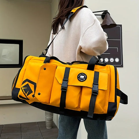 Large-Capacity Travel Backpack with Wet & Dry Separation & Shoe Compartment