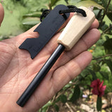 Bear Grylls Magnesium Fire Starter – Emergency Flint Rod & Firesteel Kit for Camping & Survival