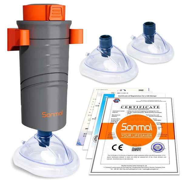 Anti-Choking Rescue Device with 3 Mask Sizes – Emergency Airway Clearing Kit for Adults & Kids