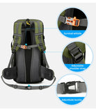 50L Waterproof Hiking Backpack – Large Travel Rucksack with Shoe Compartment