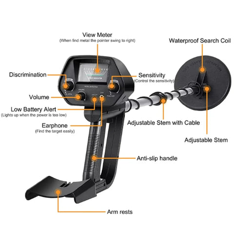MD4030 Professional Underground Metal Detector – High-Accuracy Gold & Treasure Detection Tool