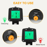 7.4" Waterproof Kids Metal Detector – Lightweight, Adjustable Gold Finder with LCD Screen (24"–35")