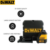 DEWALT DW088CG 30m Self-Leveling Green Cross Line Laser Level with Case – Horizontal & Vertical 2-Line