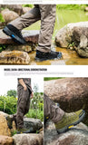 Men’s Waterproof High-Top Hiking & Climbing Shoes – Anti-Slip, Breathable Outdoor Footwear