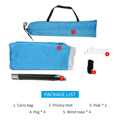 Portable Outdoor Privacy Tent – Beach Shower, Toilet, & Changing Room Shelter
