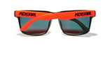 KDEAM Polarized Sunglasses – Unisex Square Frame UV400 Outdoor Eyewear (Red Mirror Lens, Model KD332)