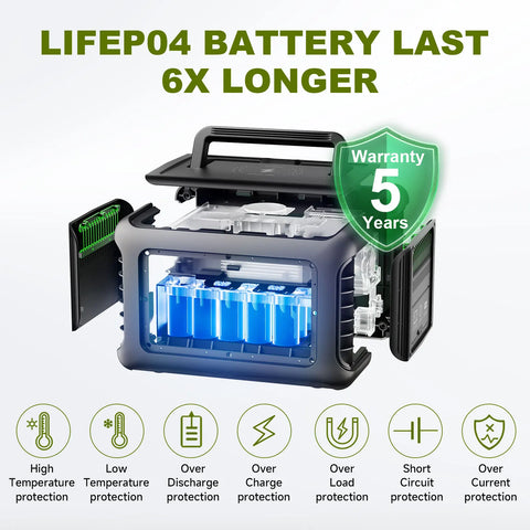 ALLPOWERS R600 Portable Power Station with Optional Solar Panels
